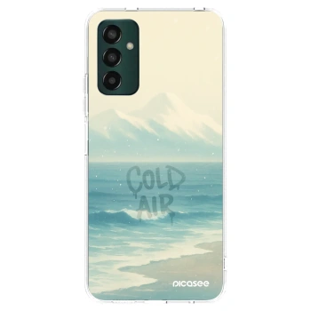 Picasee Samsung Galaxy M13 M135F Hülle - Transparentes Silikon - COLD AIR