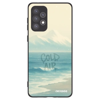 Picasee Samsung Galaxy A73 5G Hülle - Schwarzes Silikon - COLD AIR