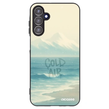 Picasee Samsung Galaxy A15 A155F 4G Hülle - Schwarzes Silikon - COLD AIR