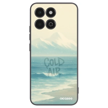 Picasee Honor 200 Smart 5G Hülle - Schwarzes Silikon - COLD AIR