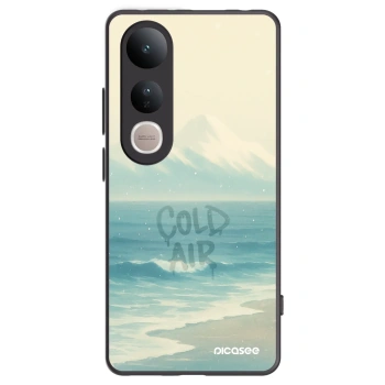 Picasee Vivo V50 Lite 5G Hülle - Schwarzes Silikon - COLD AIR