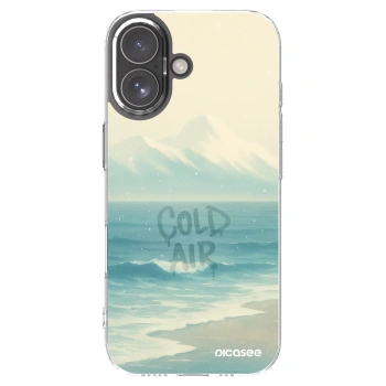 Picasee Apple iPhone 17 Hülle - Transparentes Silikon - COLD AIR