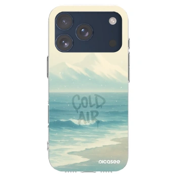 Picasee Apple iPhone 17 Pro Hülle - Transparentes Silikon - COLD AIR