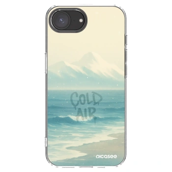 Picasee Apple iPhone 17e Hülle - Transparentes Silikon - COLD AIR