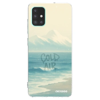 Picasee Samsung Galaxy A51 A515F Hülle - Transparentes Silikon - COLD AIR