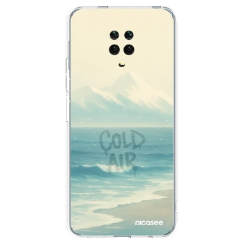 Picasee Xiaomi Redmi Note 9 Pro Hülle - Transparentes Silikon - COLD AIR