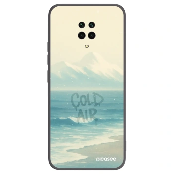 Picasee Xiaomi Redmi Note 9 Pro Hülle - Schwarzes Silikon - COLD AIR