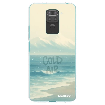 Picasee Xiaomi Redmi Note 9 Hülle - Schwarzes Silikon - COLD AIR