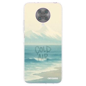Picasee Xiaomi Poco F2 Pro Hülle - Transparentes Silikon - COLD AIR