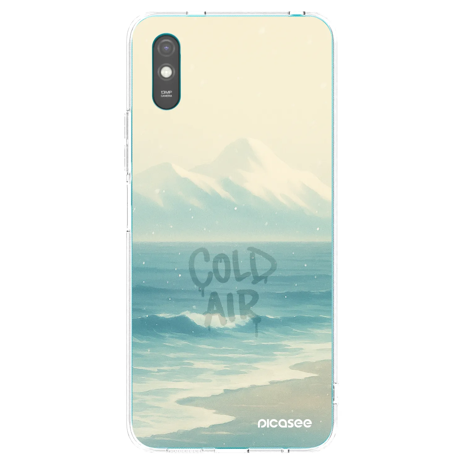 Picasee Xiaomi Redmi 9A Hülle - Transparentes Silikon - COLD AIR
