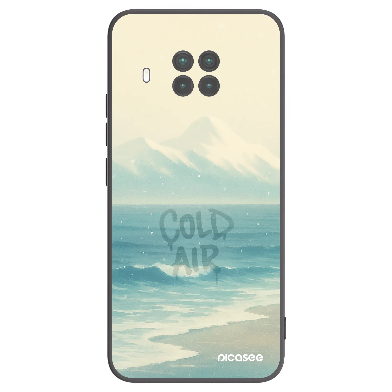Picasee Xiaomi Mi 10T Lite Hülle - Schwarzes Silikon - COLD AIR