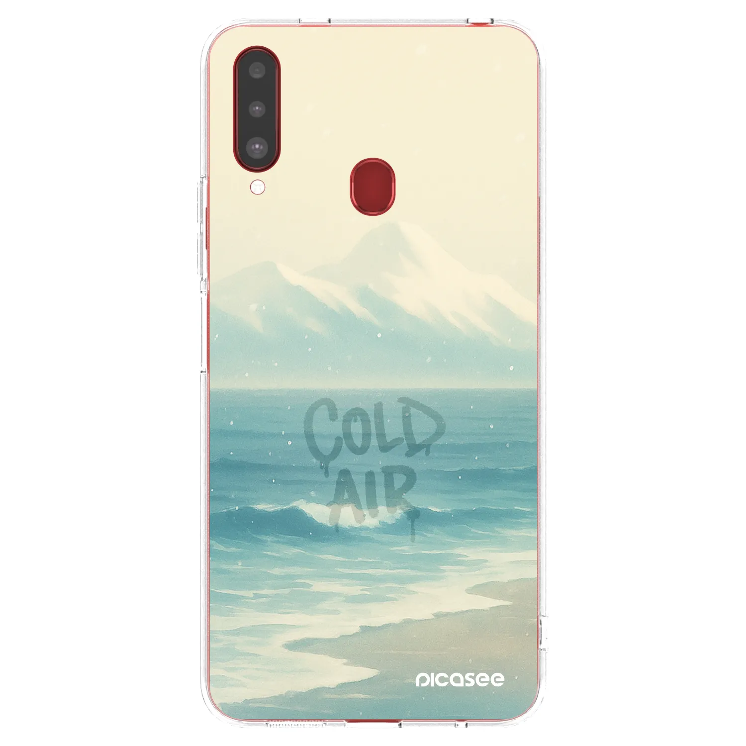 Picasee Samsung Galaxy A20s Hülle - Transparentes Silikon - COLD AIR