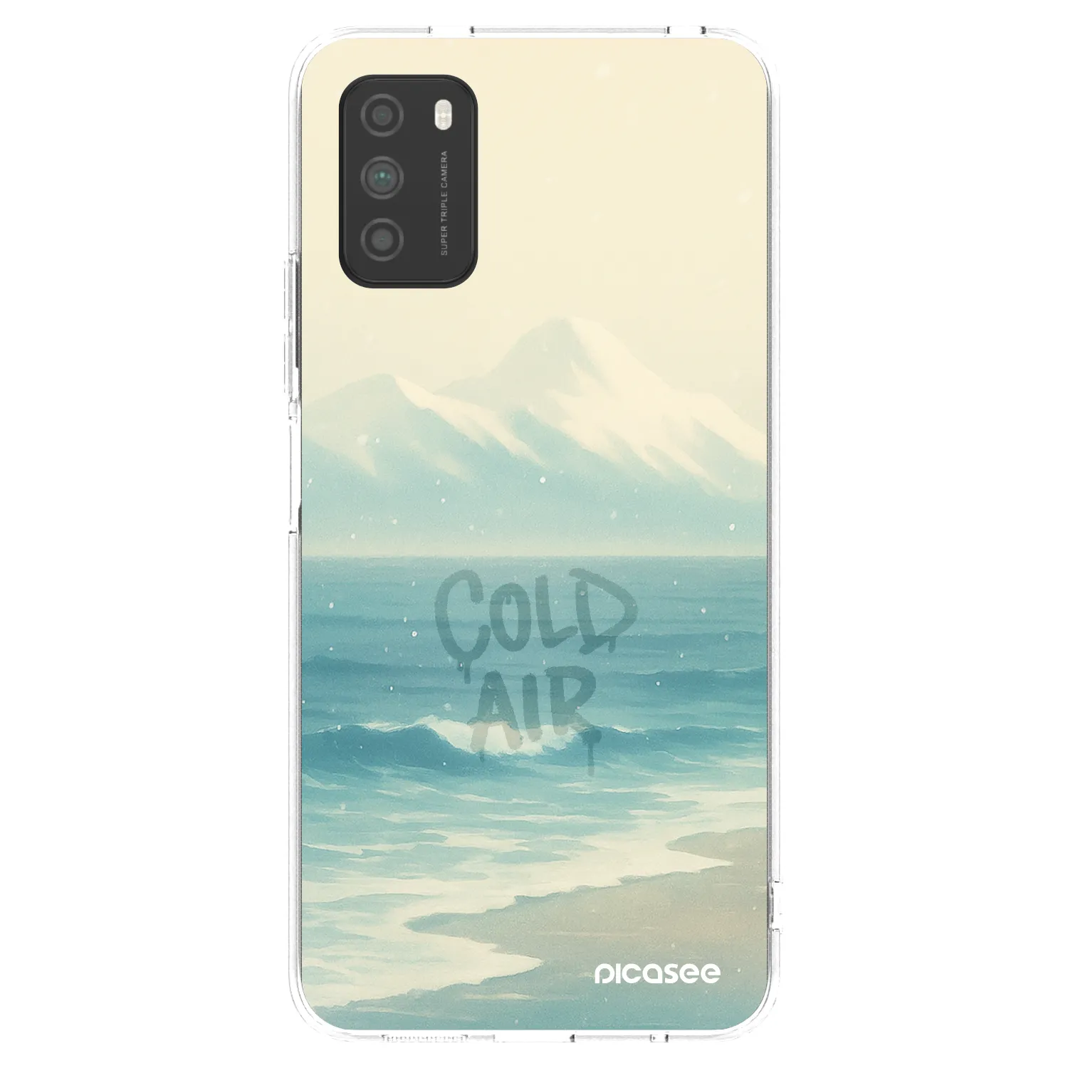 Picasee Xiaomi Poco M3 Hülle - Transparentes Silikon - COLD AIR