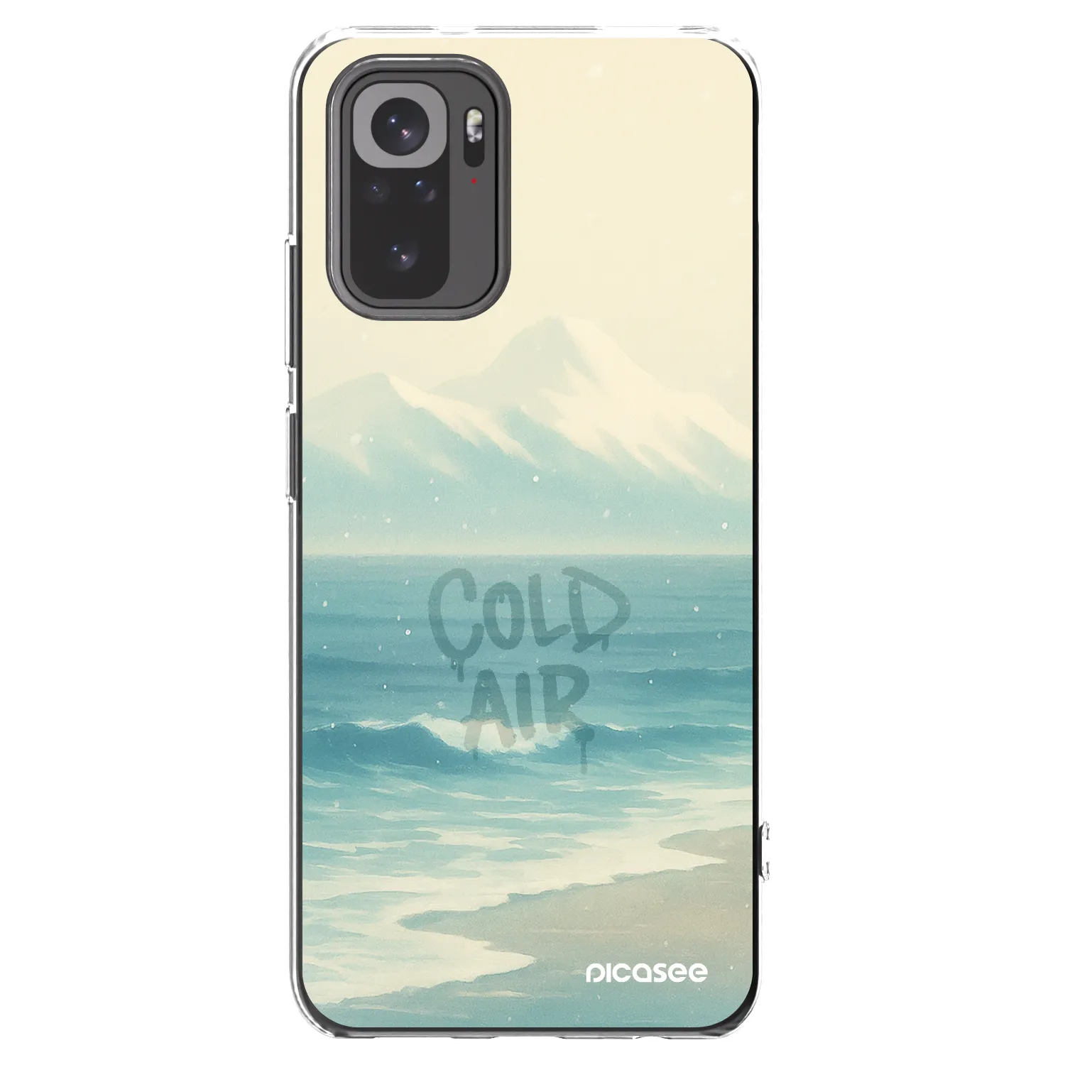 Picasee Xiaomi Redmi Note 10S Hülle - Transparentes Silikon - COLD AIR
