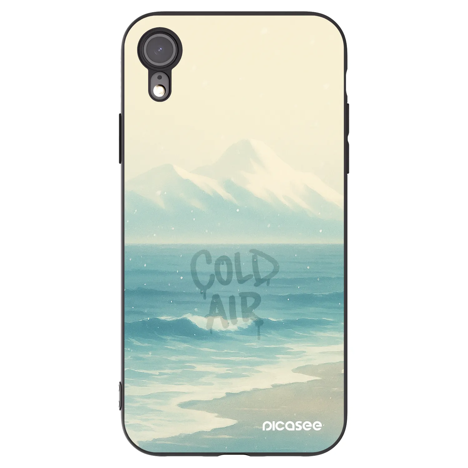 Picasee Apple iPhone XR Hülle - Schwarzes Silikon - COLD AIR