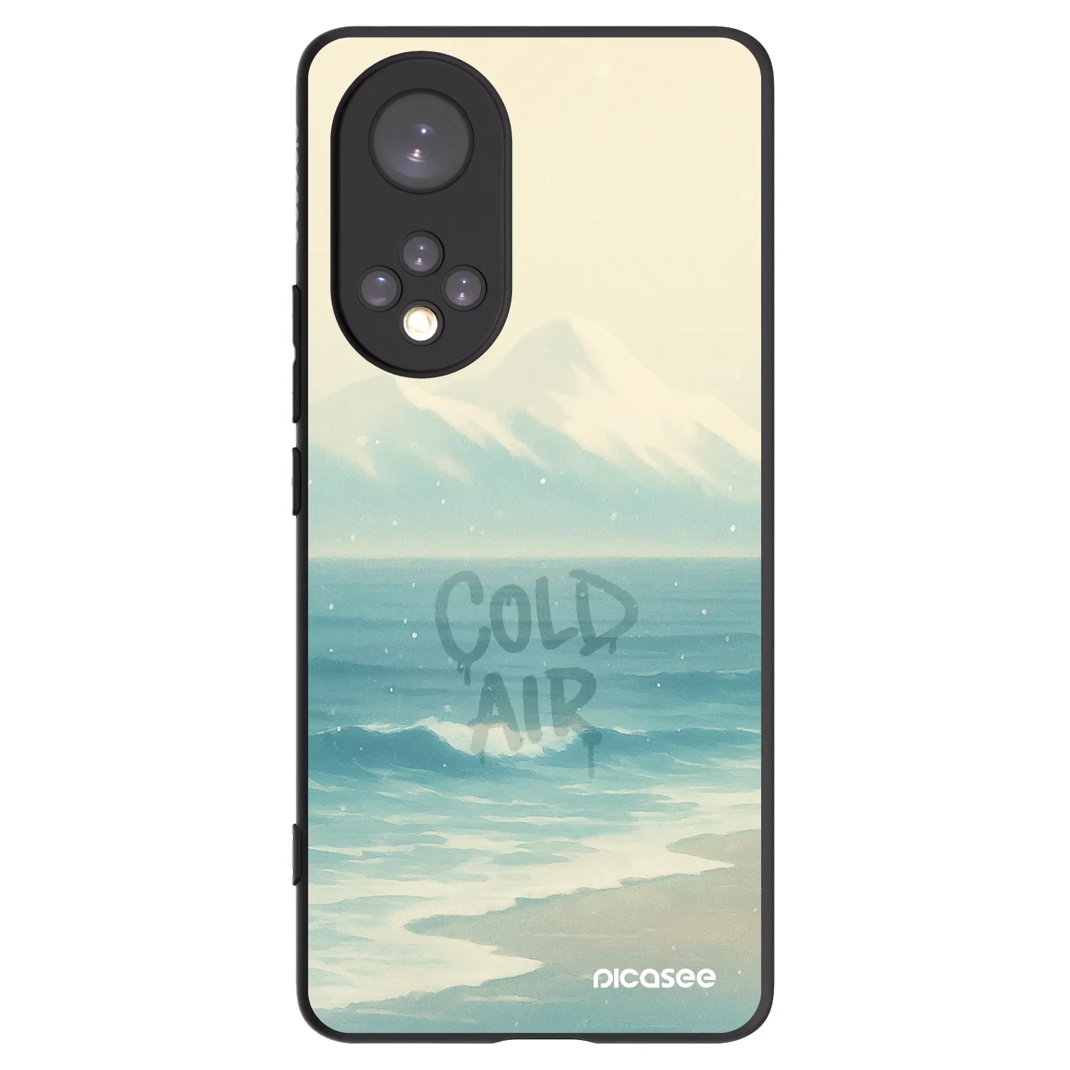 Picasee Honor 50 5G Hülle - Schwarzes Silikon - COLD AIR