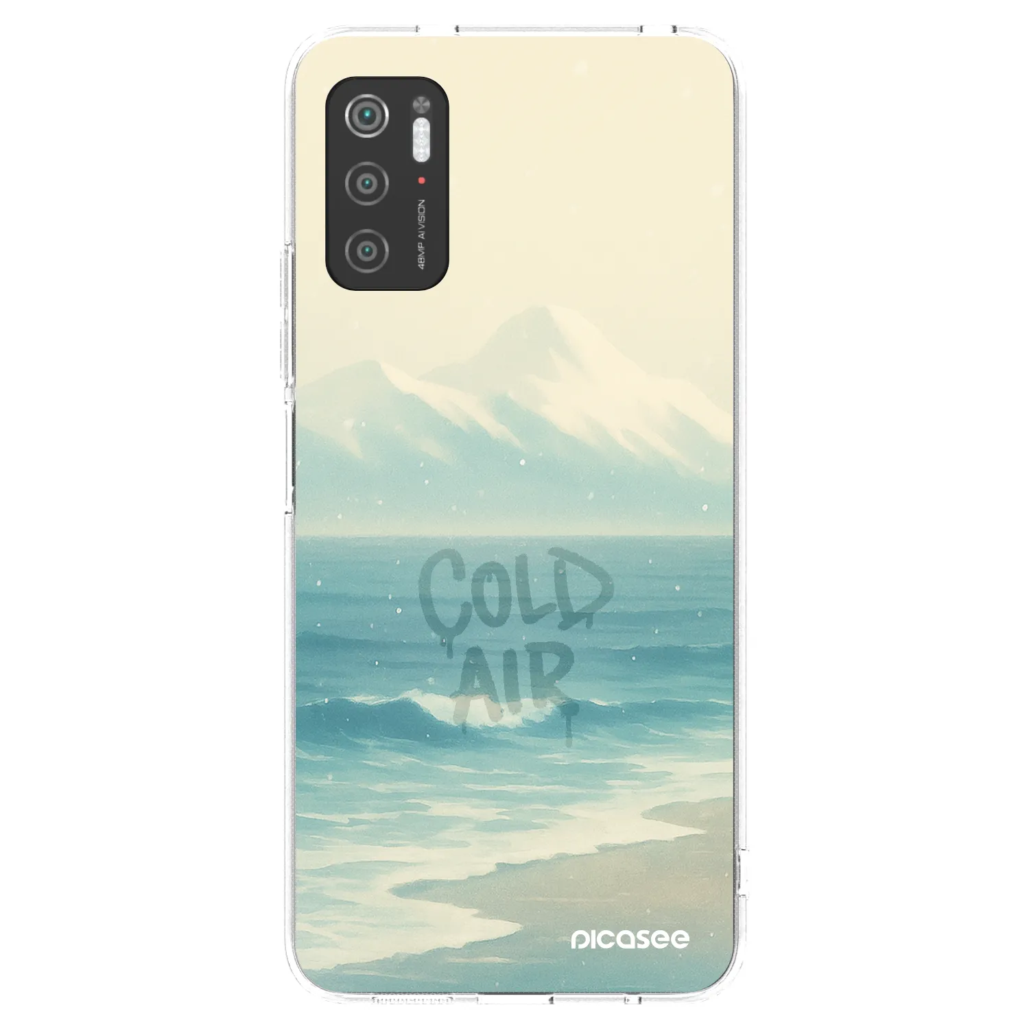Picasee Xiaomi Poco M3 Pro 5G Hülle - Transparentes Silikon - COLD AIR