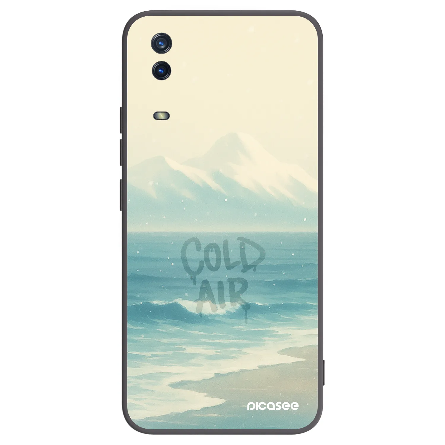 Picasee Vivo Y11s Hülle - Schwarzes Silikon - COLD AIR