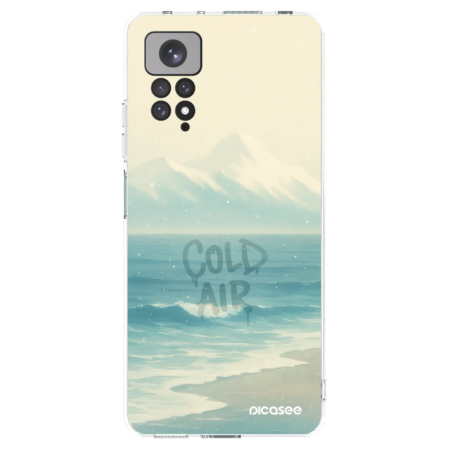 Picasee Xiaomi Redmi Note 11 Hülle - Transparentes Silikon - COLD AIR