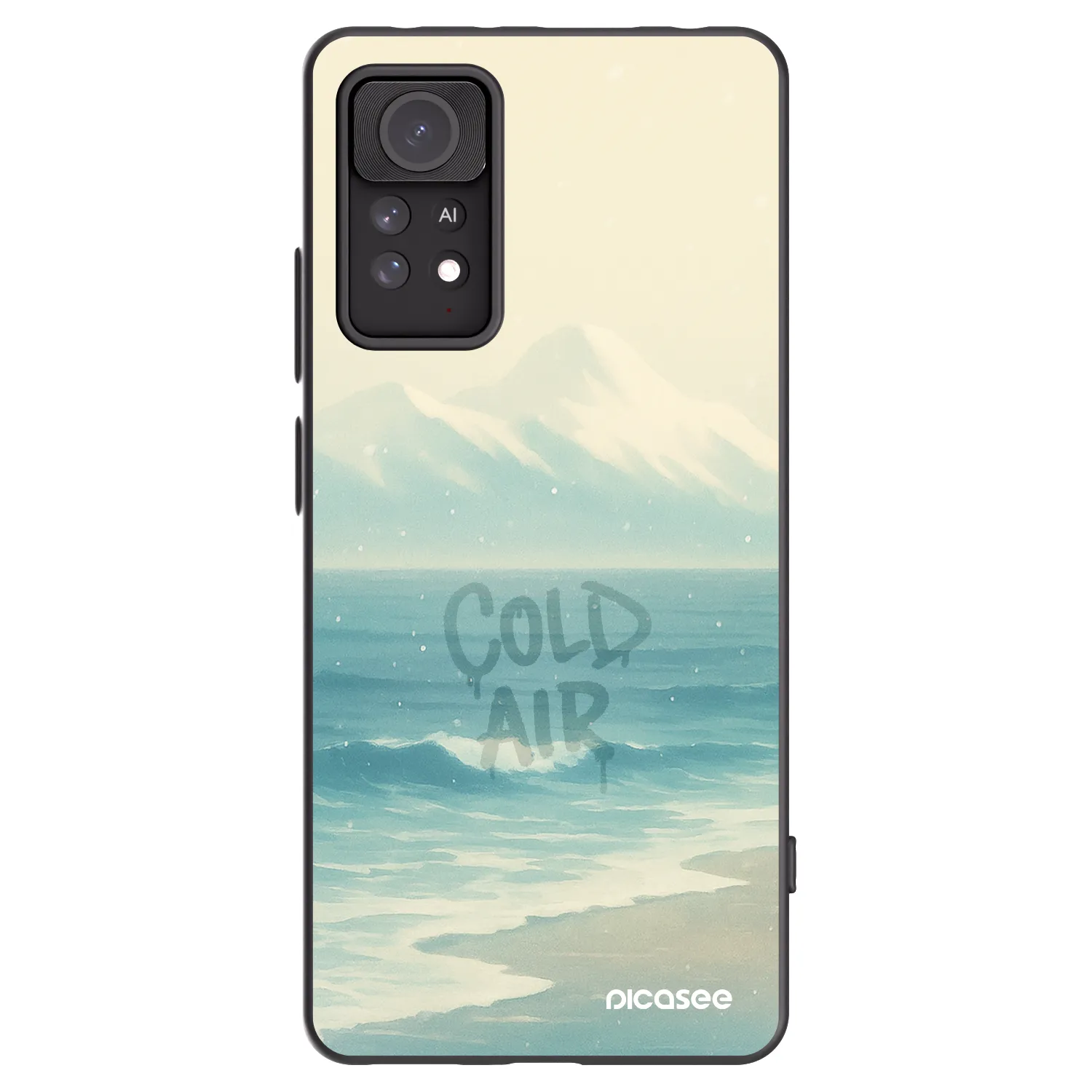 Picasee Xiaomi Redmi Note 11 Pro 5G Hülle - Schwarzes Silikon - COLD AIR