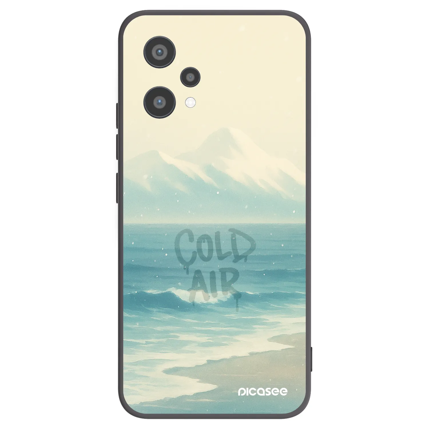 Picasee Realme 9 Pro 5G Hülle - Schwarzes Silikon - COLD AIR