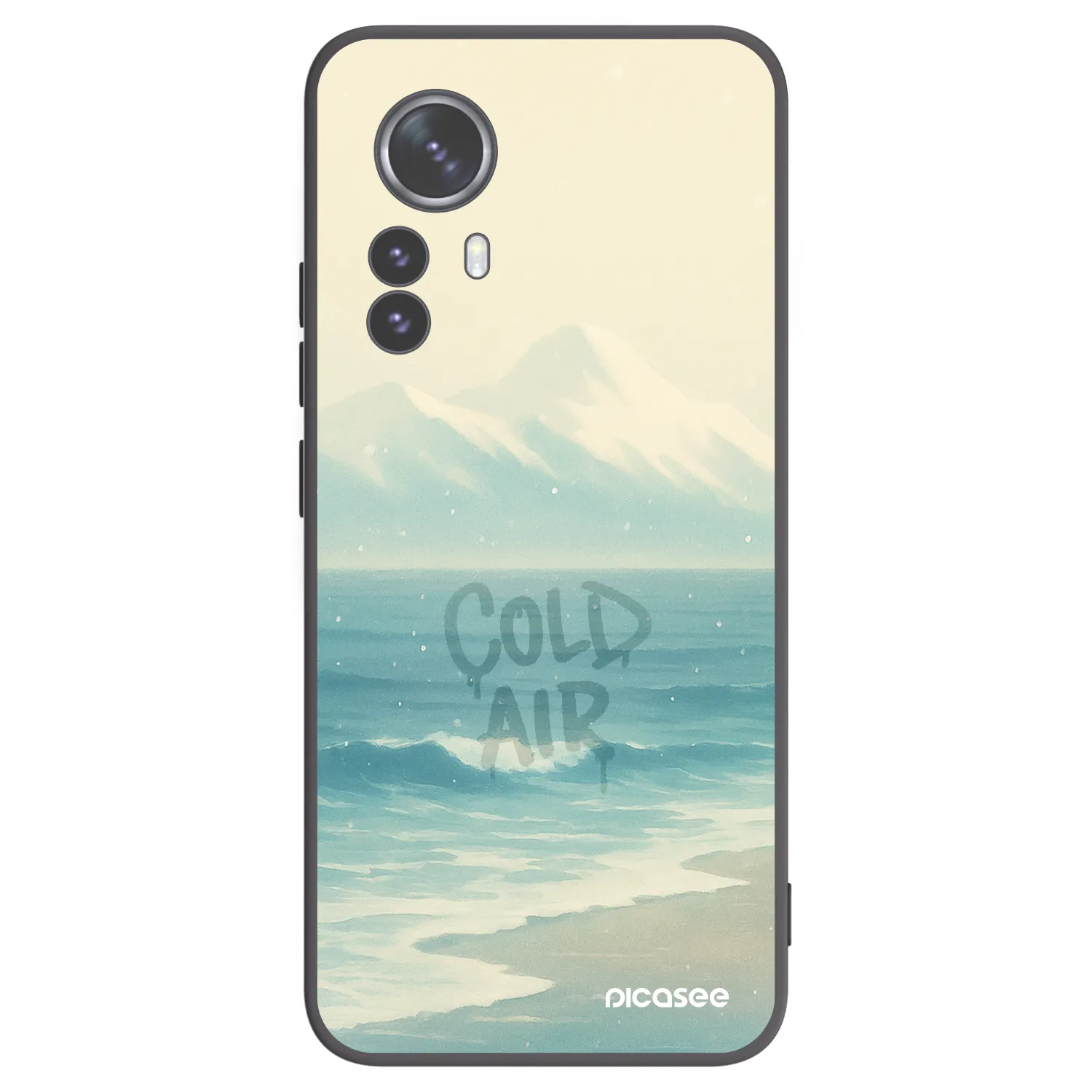 Picasee Xiaomi 12 Pro Hülle - Schwarzes Silikon - COLD AIR