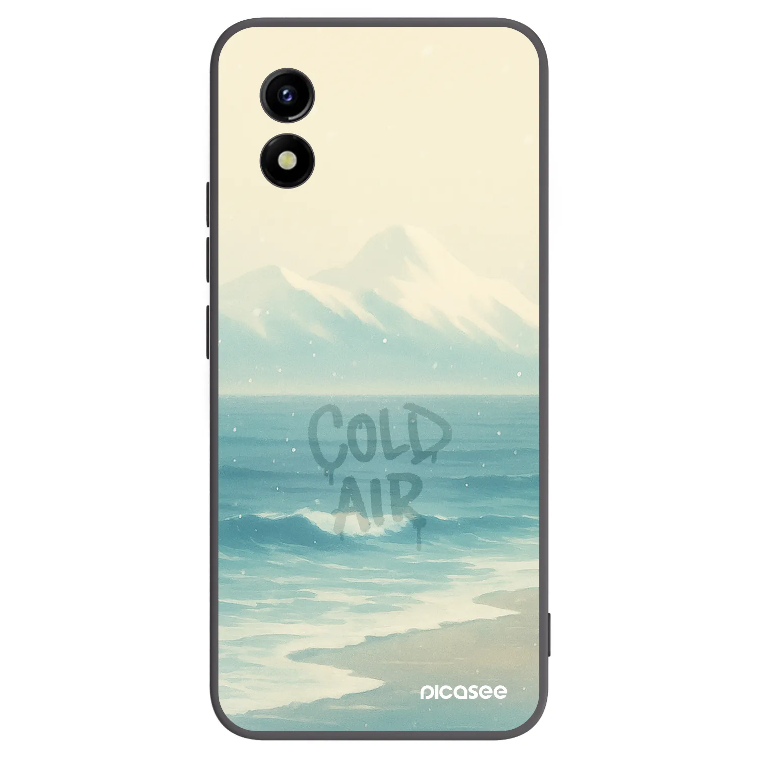 Picasee Vivo Y01 Hülle - Schwarzes Silikon - COLD AIR