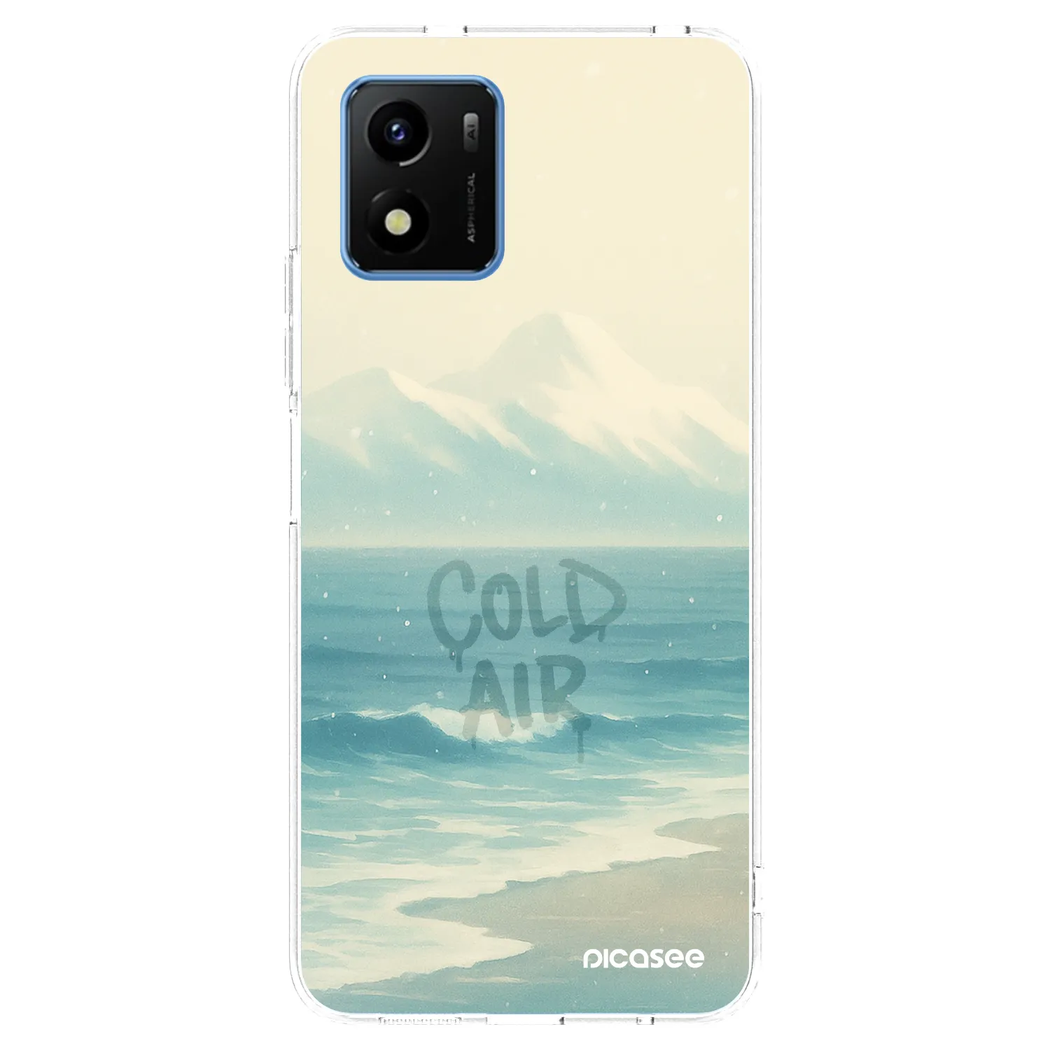 Picasee Vivo Y01 Hülle - Transparentes Silikon - COLD AIR