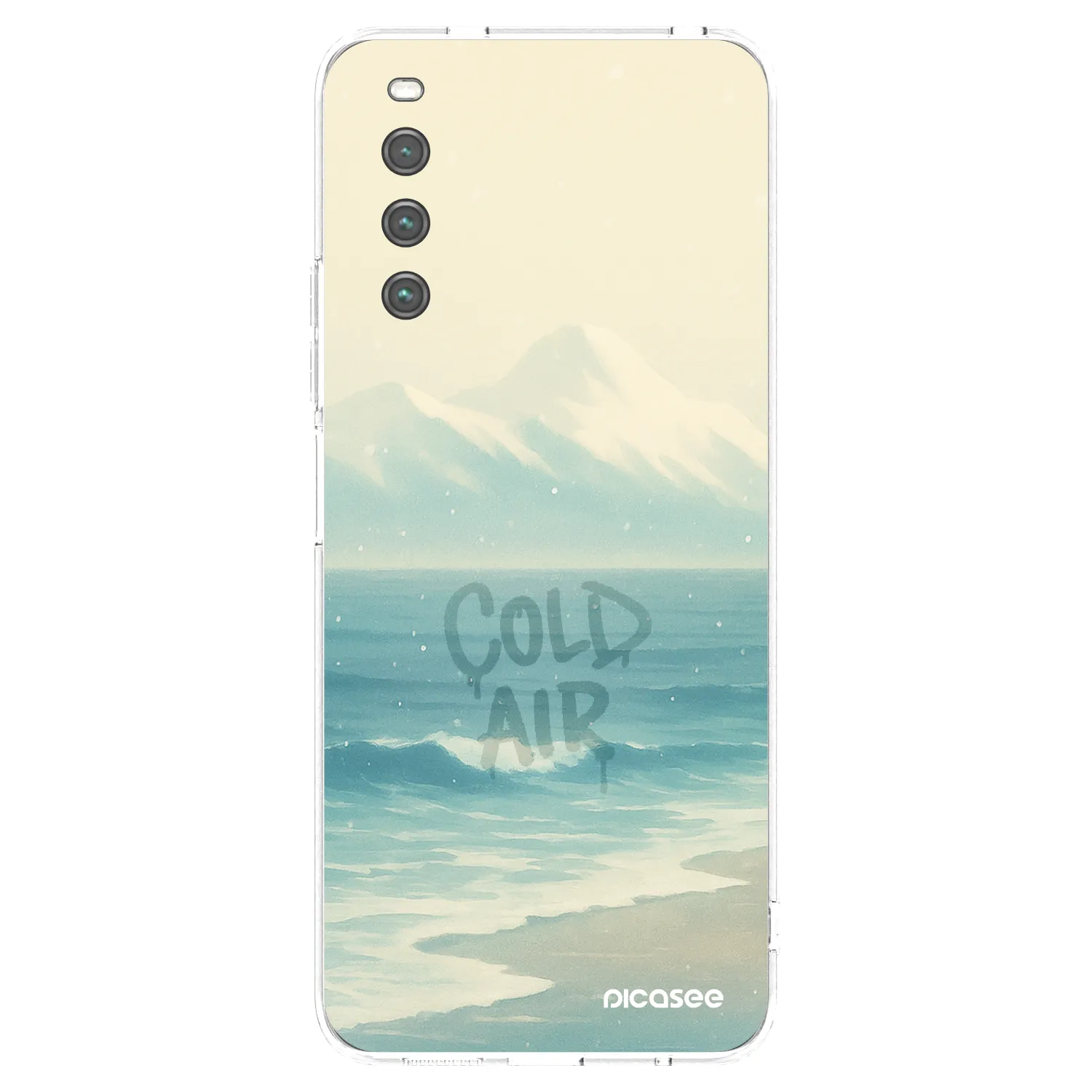 Picasee Sony Xperia 10 IV 5G Hülle - Transparentes Silikon - COLD AIR