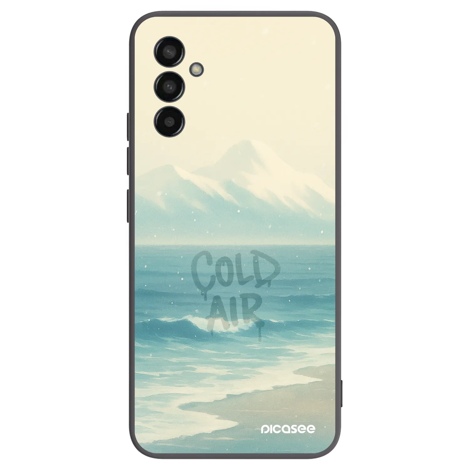 Picasee Samsung Galaxy M13 M135F Hülle - Schwarzes Silikon - COLD AIR