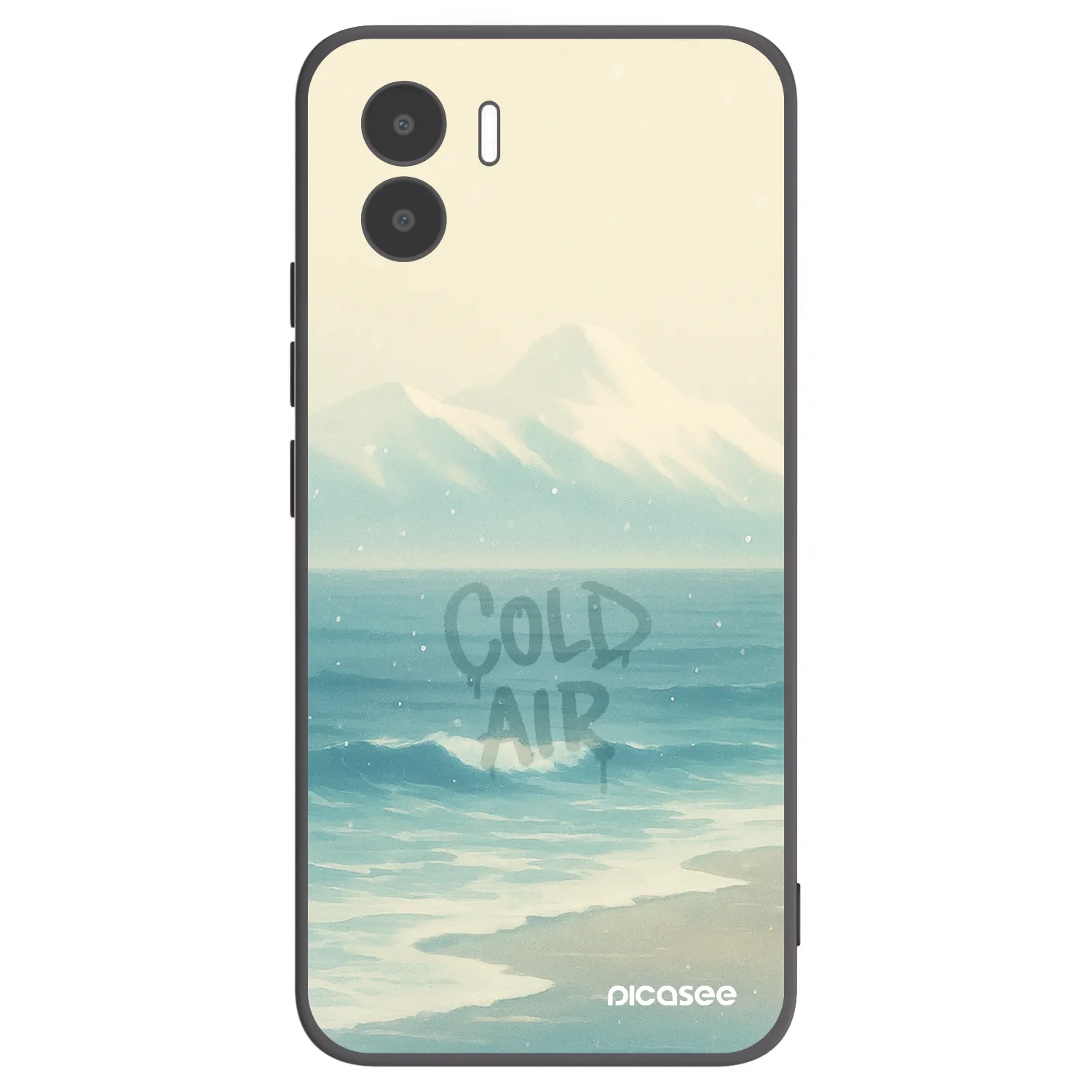 Picasee Xiaomi Redmi A1 Hülle - Schwarzes Silikon - COLD AIR