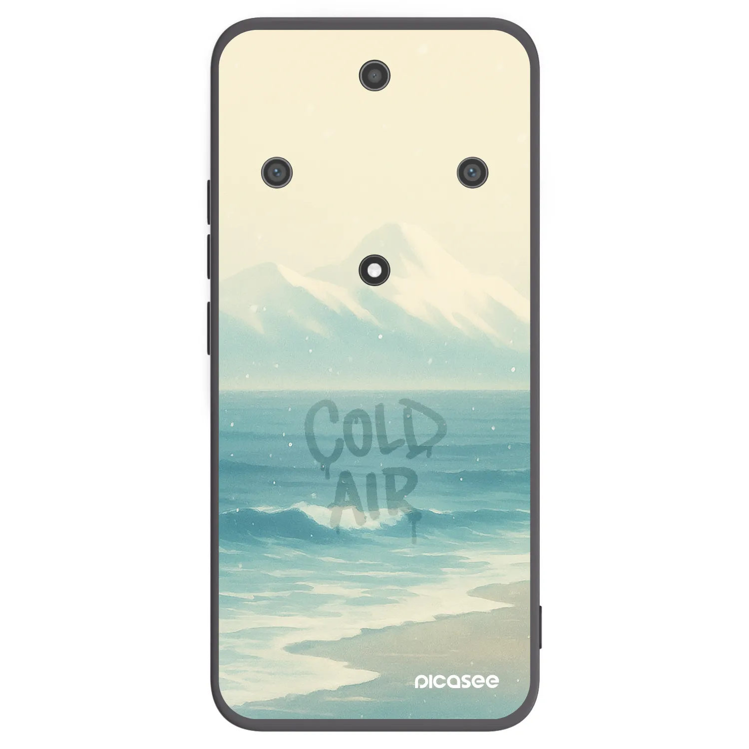 Picasee Honor Magic5 Lite 5G Hülle - Schwarzes Silikon - COLD AIR