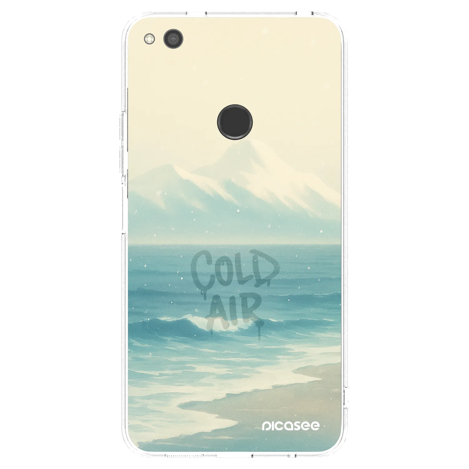 Picasee Huawei P9 Lite 2017 Hülle - Transparentes Silikon - COLD AIR