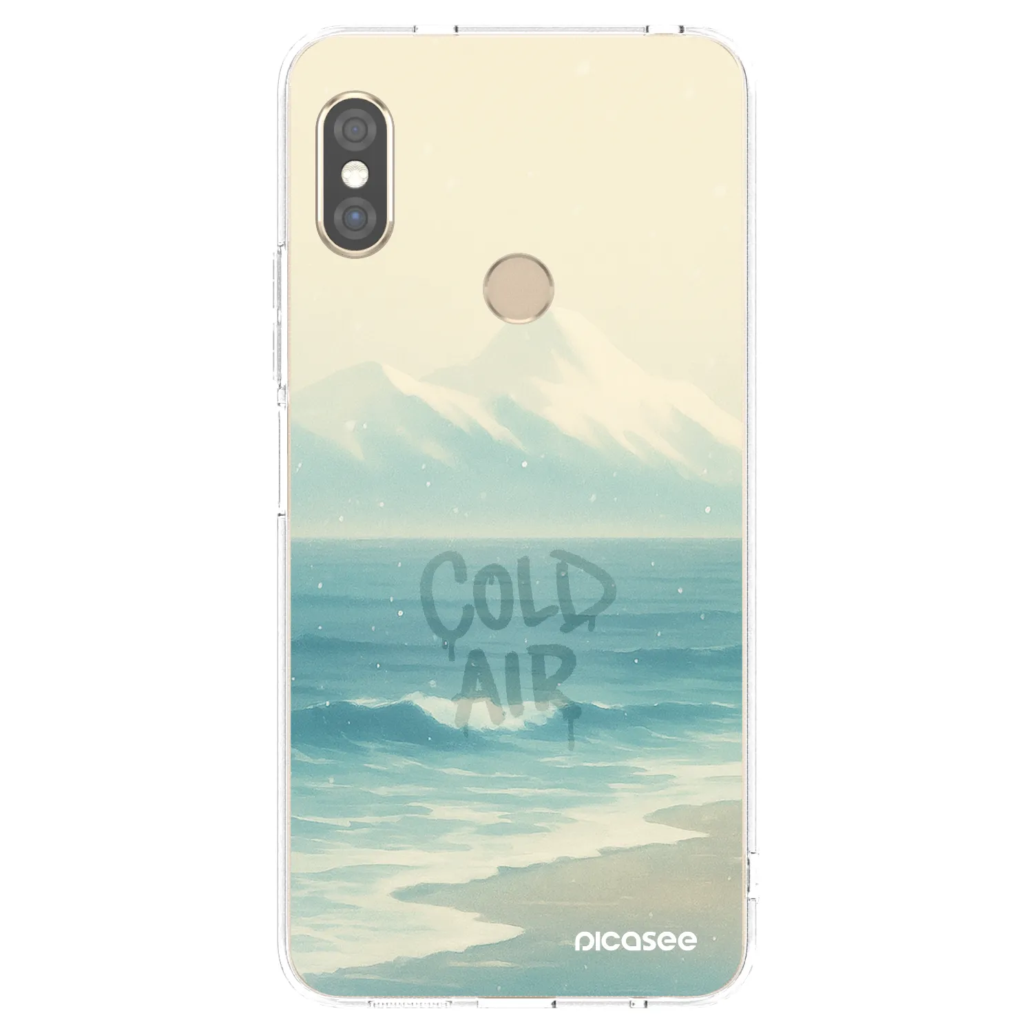Picasee Xiaomi Redmi Note 5 Global Hülle - Transparentes Silikon - COLD AIR