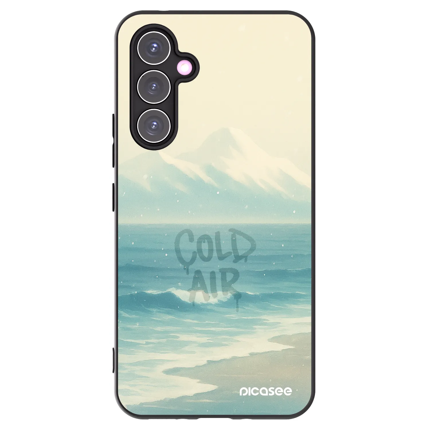 Picasee Samsung Galaxy A54 5G A546B Hülle - Schwarzes Silikon - COLD AIR