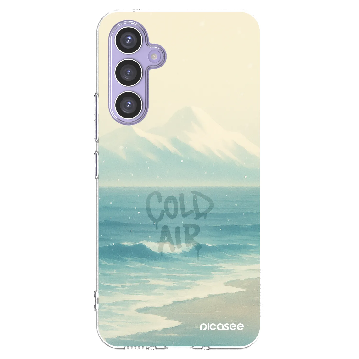 Picasee Samsung Galaxy A54 5G A546B Hülle - Transparentes Silikon - COLD AIR