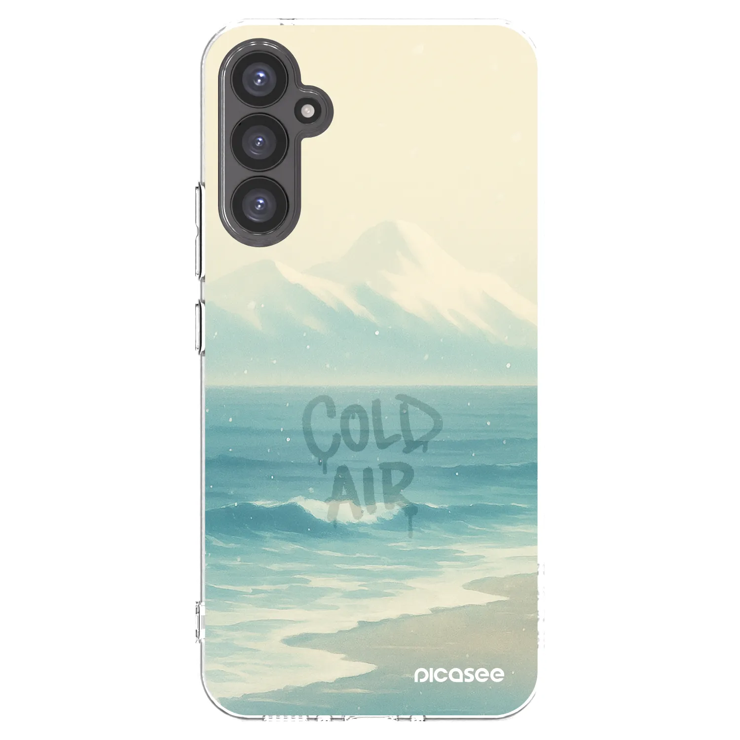 Picasee Samsung Galaxy A34 5G A346B Hülle - Transparentes Silikon - COLD AIR
