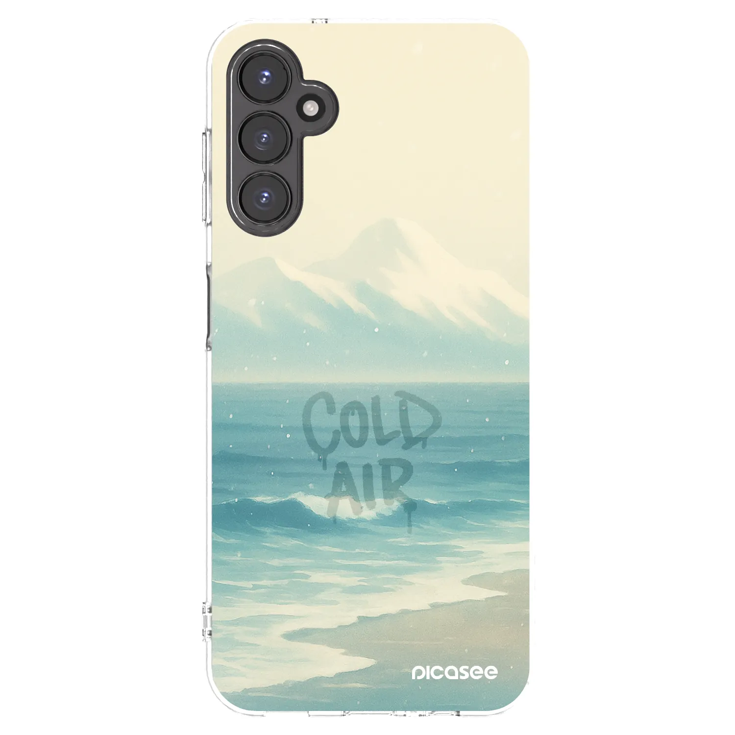 Picasee Samsung Galaxy A14 5G A146P Hülle - Transparentes Silikon - COLD AIR