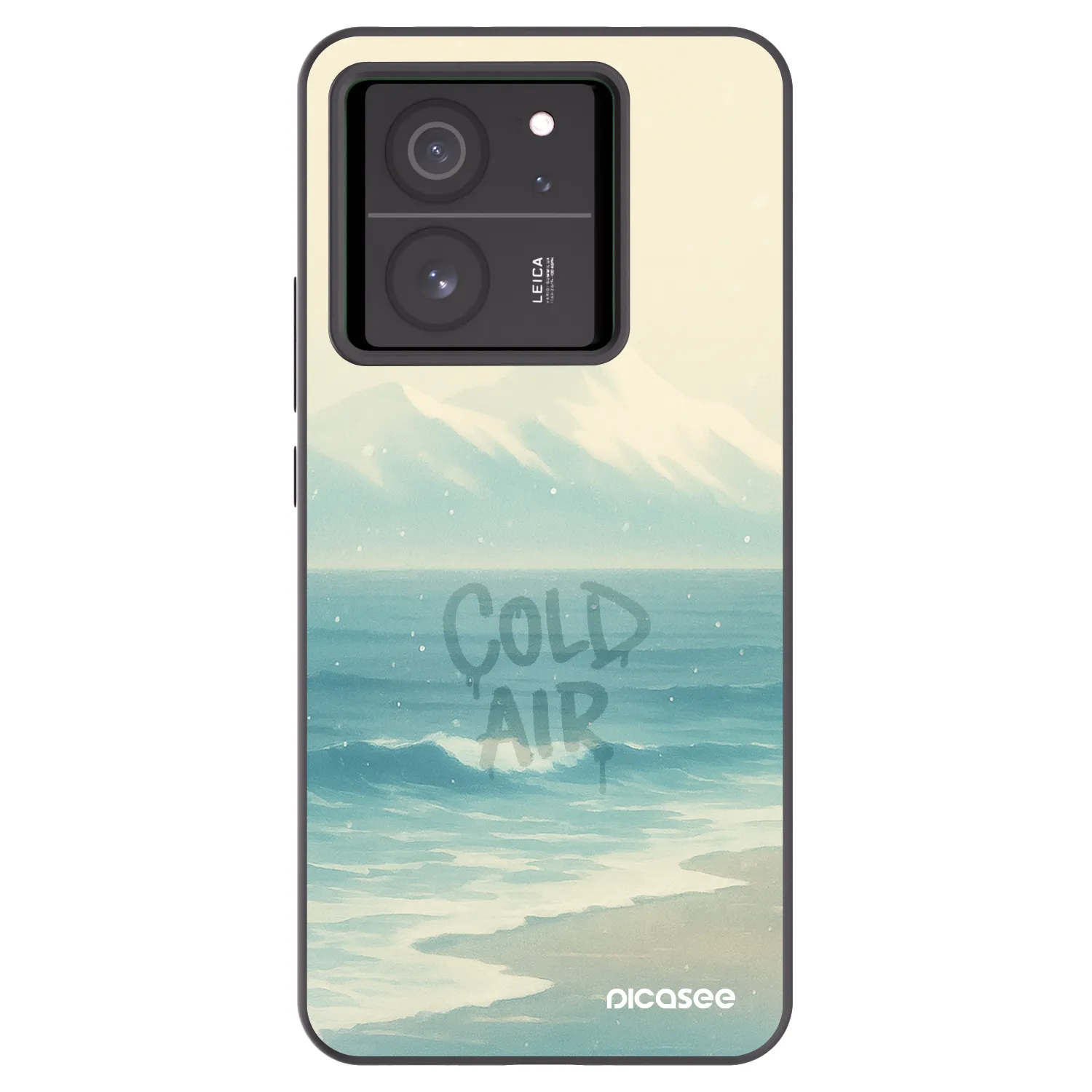 Picasee Xiaomi 13T Hülle - Schwarzes Silikon - COLD AIR