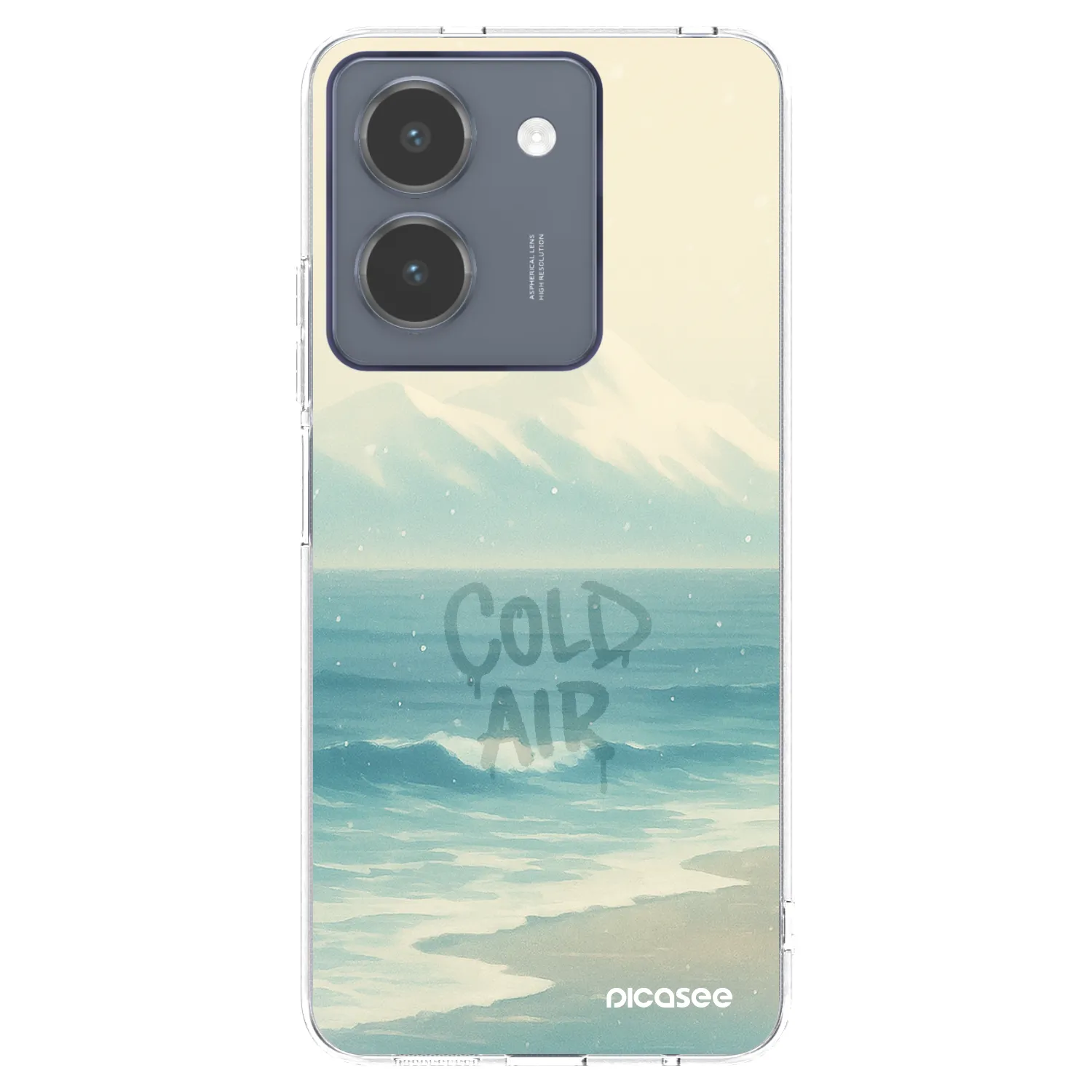 Picasee Vivo Y36 4G Hülle - Transparentes Silikon - COLD AIR