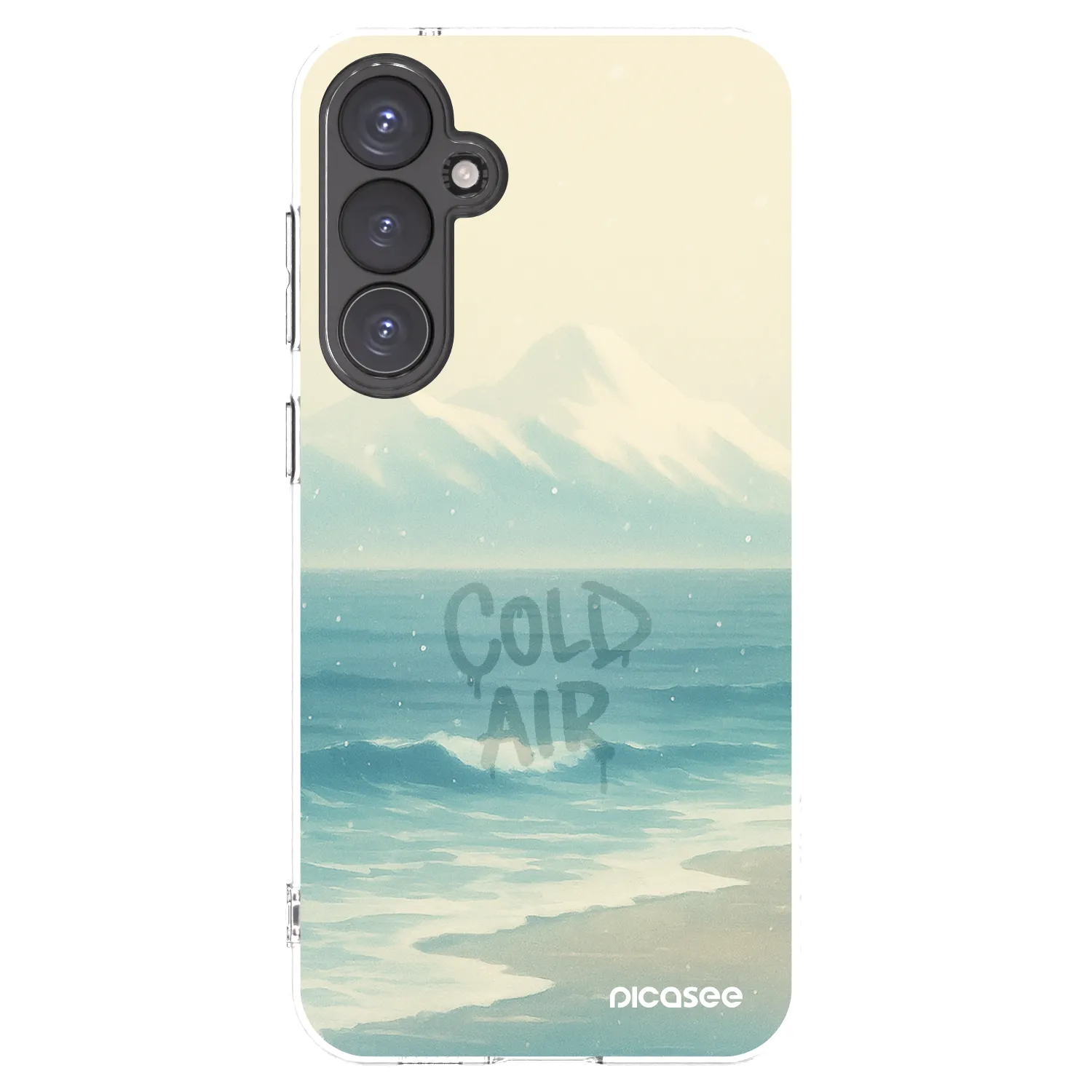Picasee Samsung Galaxy S23 FE S711B Hülle - Transparentes Silikon - COLD AIR