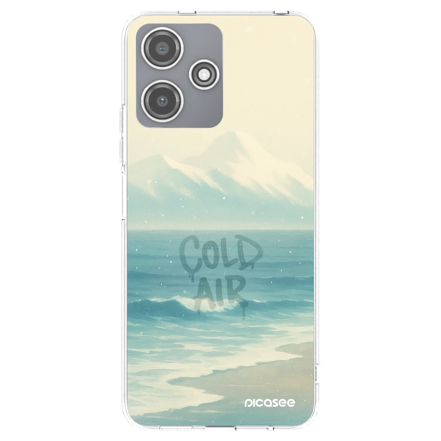 Picasee Xiaomi Redmi 12 5G Hülle - Transparentes Silikon - COLD AIR