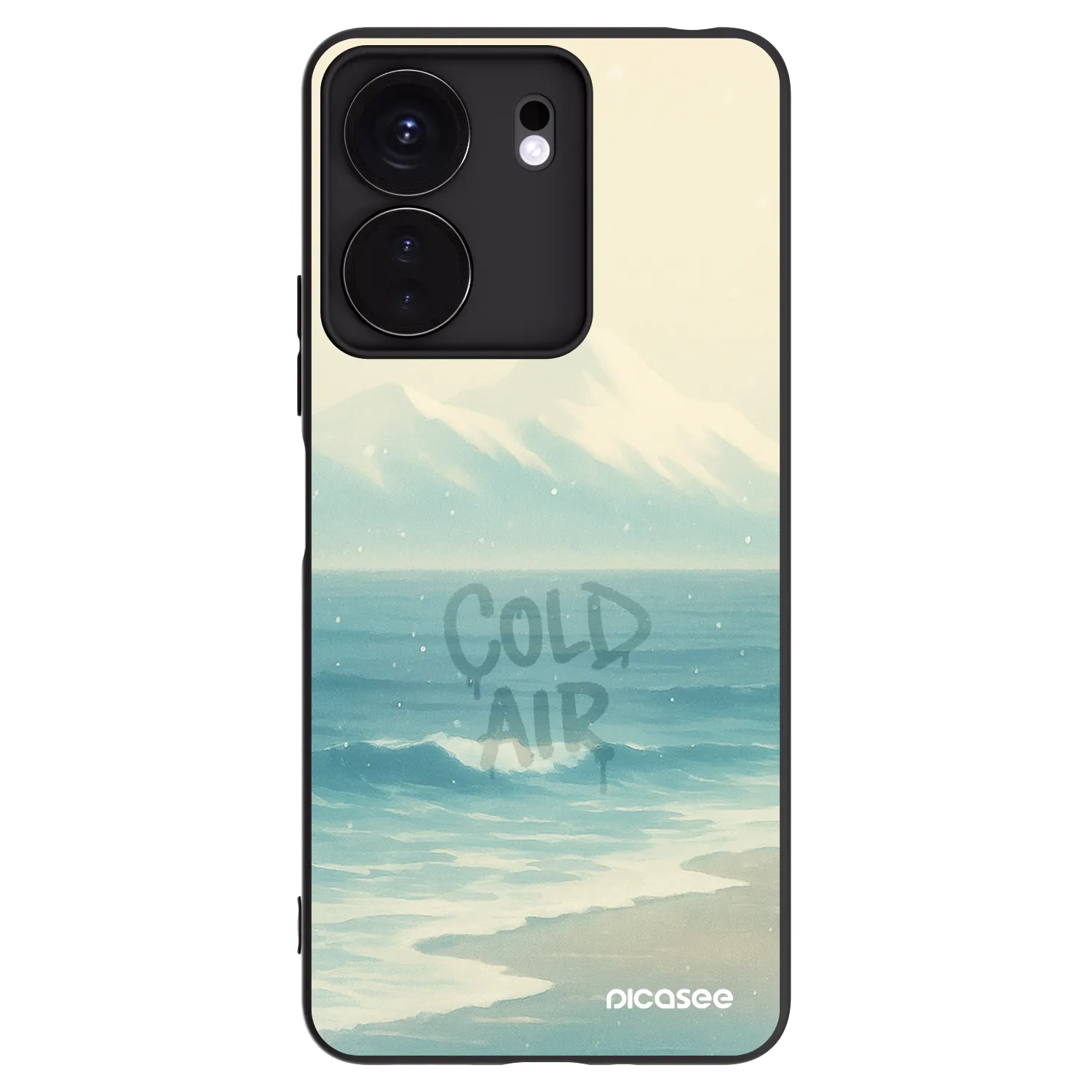 Picasee Xiaomi Redmi 13C 4G Hülle - Schwarzes Silikon - COLD AIR