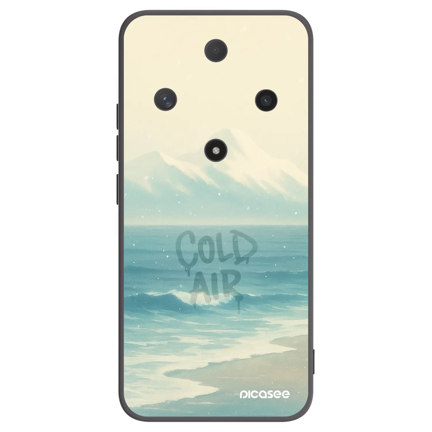 Picasee Honor Magic6 Lite 5G Hülle - Schwarzes Silikon - COLD AIR