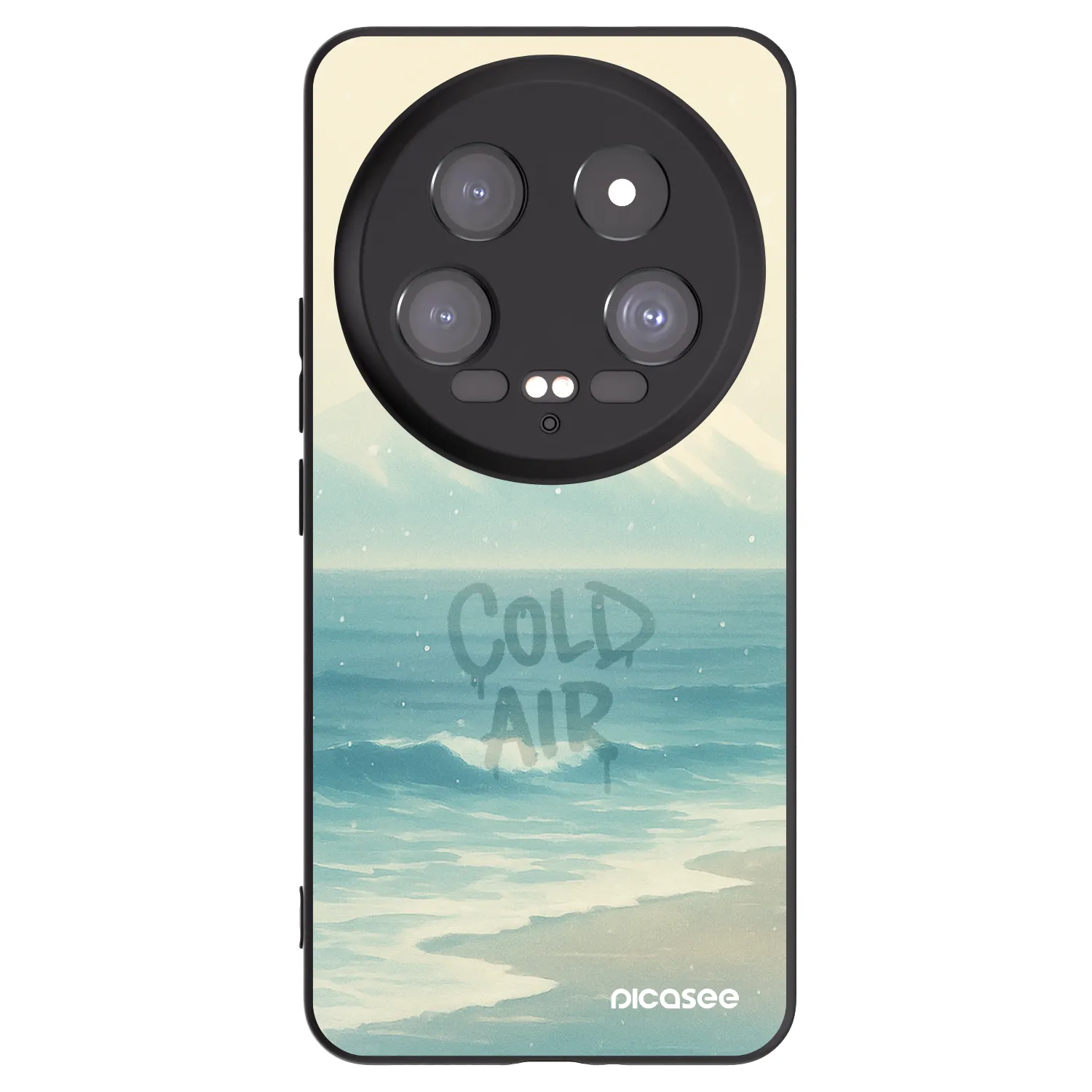 Picasee Xiaomi 14 Ultra Hülle - Schwarzes Silikon - COLD AIR