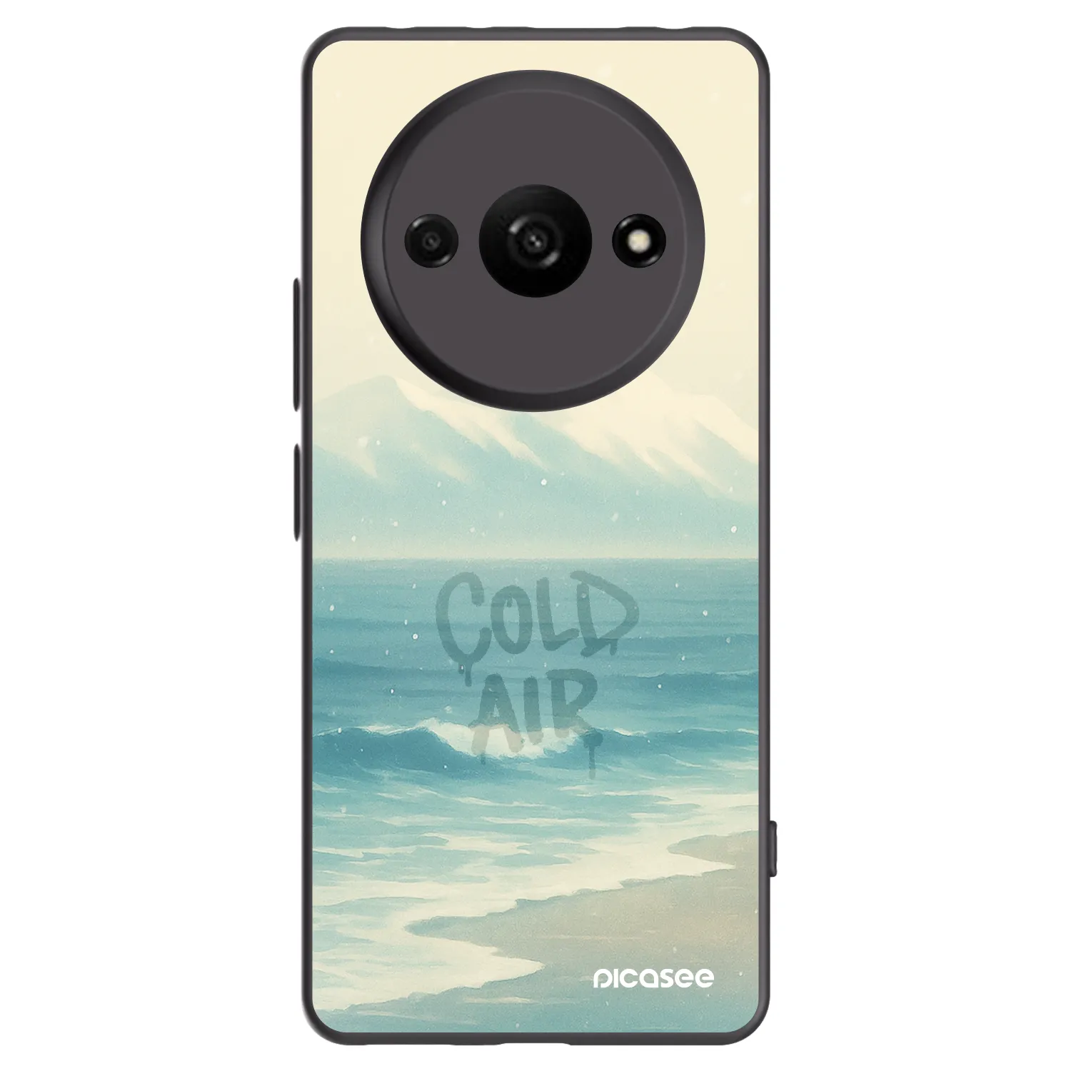 Picasee Xiaomi Redmi A3 Hülle - Schwarzes Silikon - COLD AIR