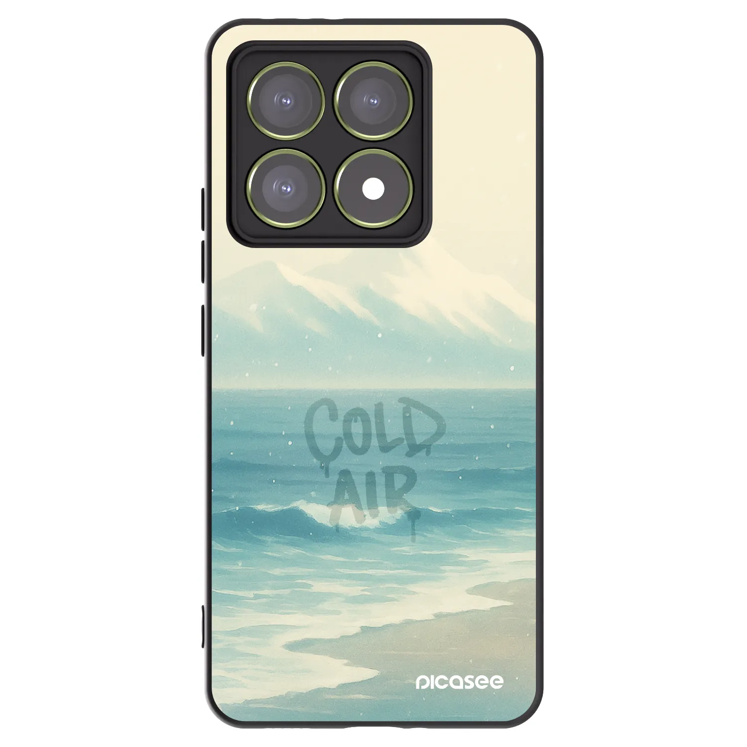 Picasee Xiaomi 14T Hülle - Schwarzes Silikon - COLD AIR