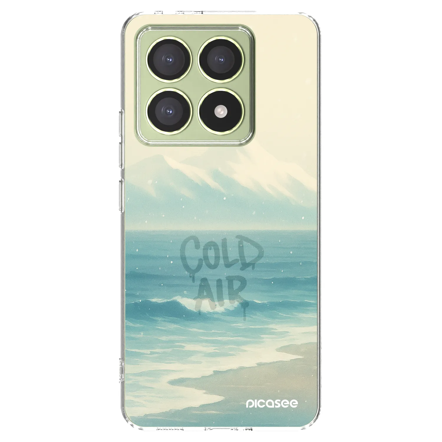 Picasee Xiaomi 14T Hülle - Transparentes Silikon - COLD AIR