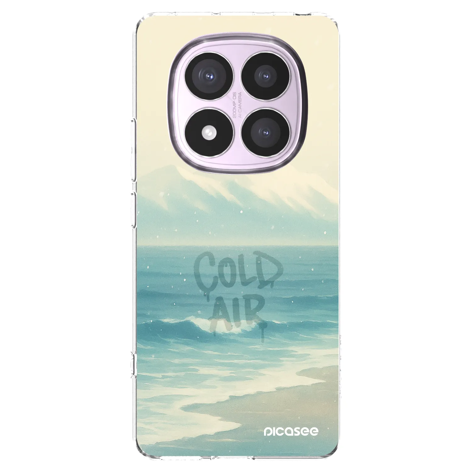 Picasee Xiaomi Redmi Note 14 Pro 5G Hülle - Transparentes Silikon - COLD AIR