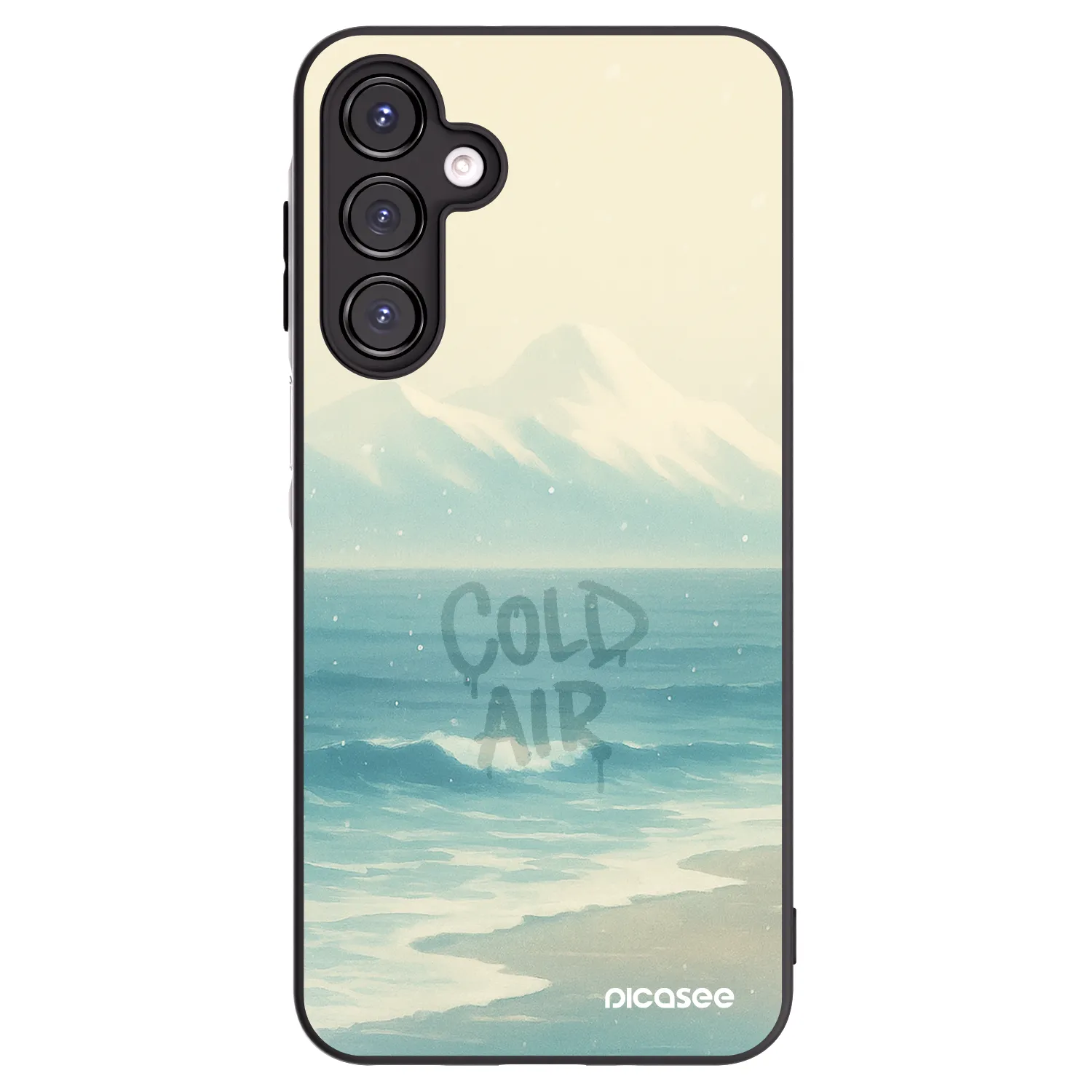 Picasee Samsung Galaxy A16 5G Hülle - Schwarzes Silikon - COLD AIR